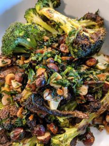Moody Eater makes... Carla's Pan-Roasted Romanesco with Toasted Nuts. Photo by Charles Malene for MoodyEater™