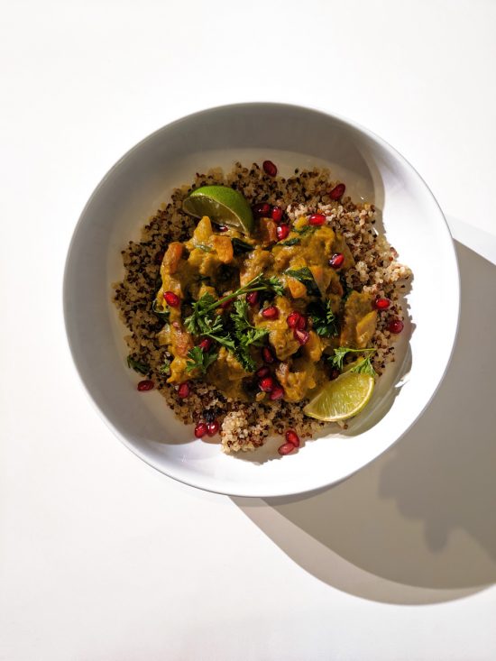 Happy Food Vegan Curry. Photo by Charles Malene for MoodyEater™