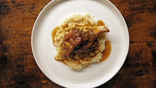 Moody Eater Makes... Colu Henry's Braised Lamb Shanks. Photo by Charles Malene for MoodyEater™
