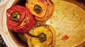 Ottolenghi's Stuffed Peppers with Lamb (or Minced Meat) recipe. Photo by Charles Malene for MoodyEater™