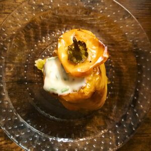 Ottolenghi's Stuffed Peppers with Lamb (or Minced Meat) and Mint Yogurt. Photo by Charles Malene for MoodyEater™