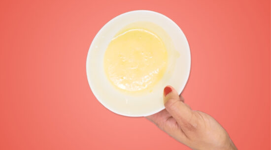 Vegan Lemon Curd in bowl. Image by Charles Malene for MoodyEater™