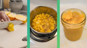 Making Persimmon Purée. Photo by Charles Malene for MoodyEater™