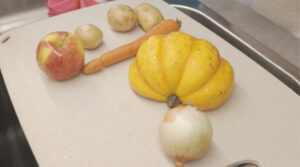 Révolution Réchauffé 02: Ingredients for Apple Pumpkin Soup. Photo by Charles Malene for MoodyEater™