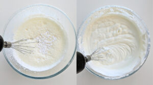 Révolution Réchauffé 03-steps 2-3: Making cream mixture for parfait. Photo by Charles Malene for MoodyEater™
