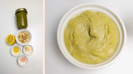 Pesto cashew dip. Photo by Charles Malene for MoodyEater™