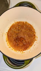 Sauté soy and honey glaze. Photo by Charles Malene for MoodyEater™